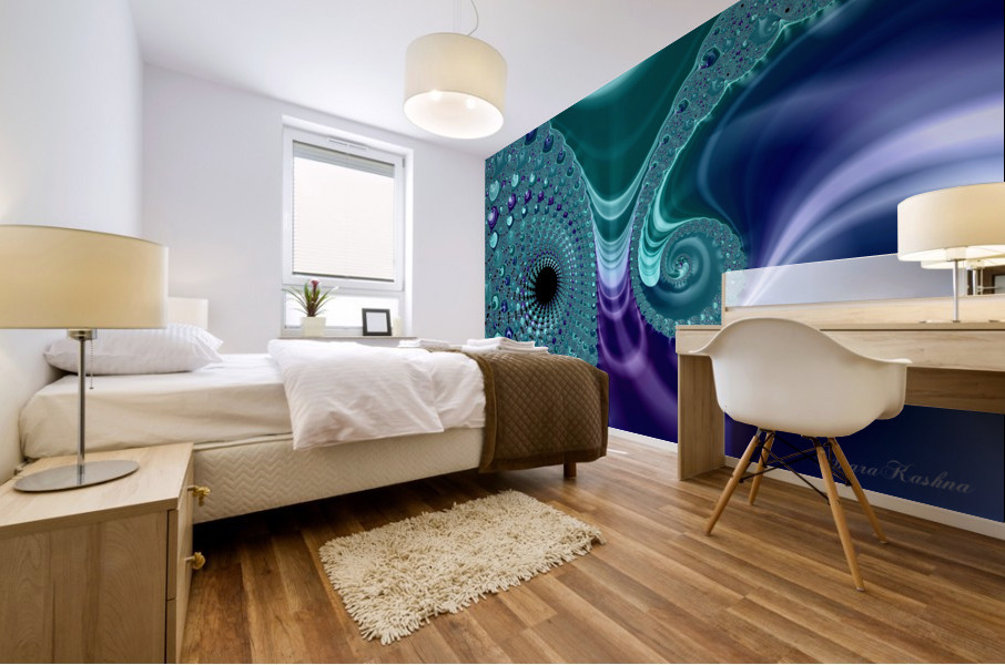 Begin Within 1.86 Mural print